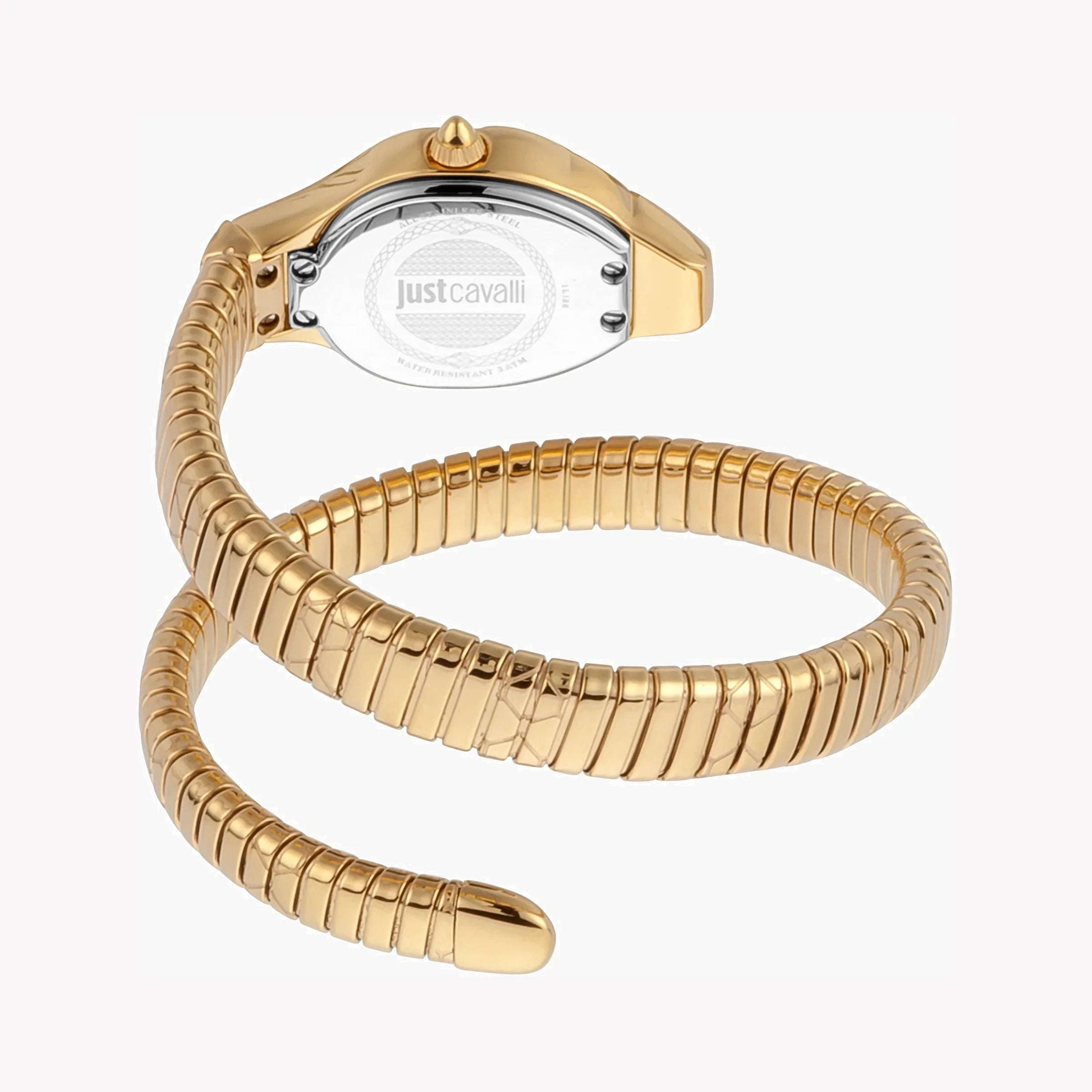 Just Cavalli Women's Gold Stainless Steel Watch, Champagne Dial | Jc1l186m0025