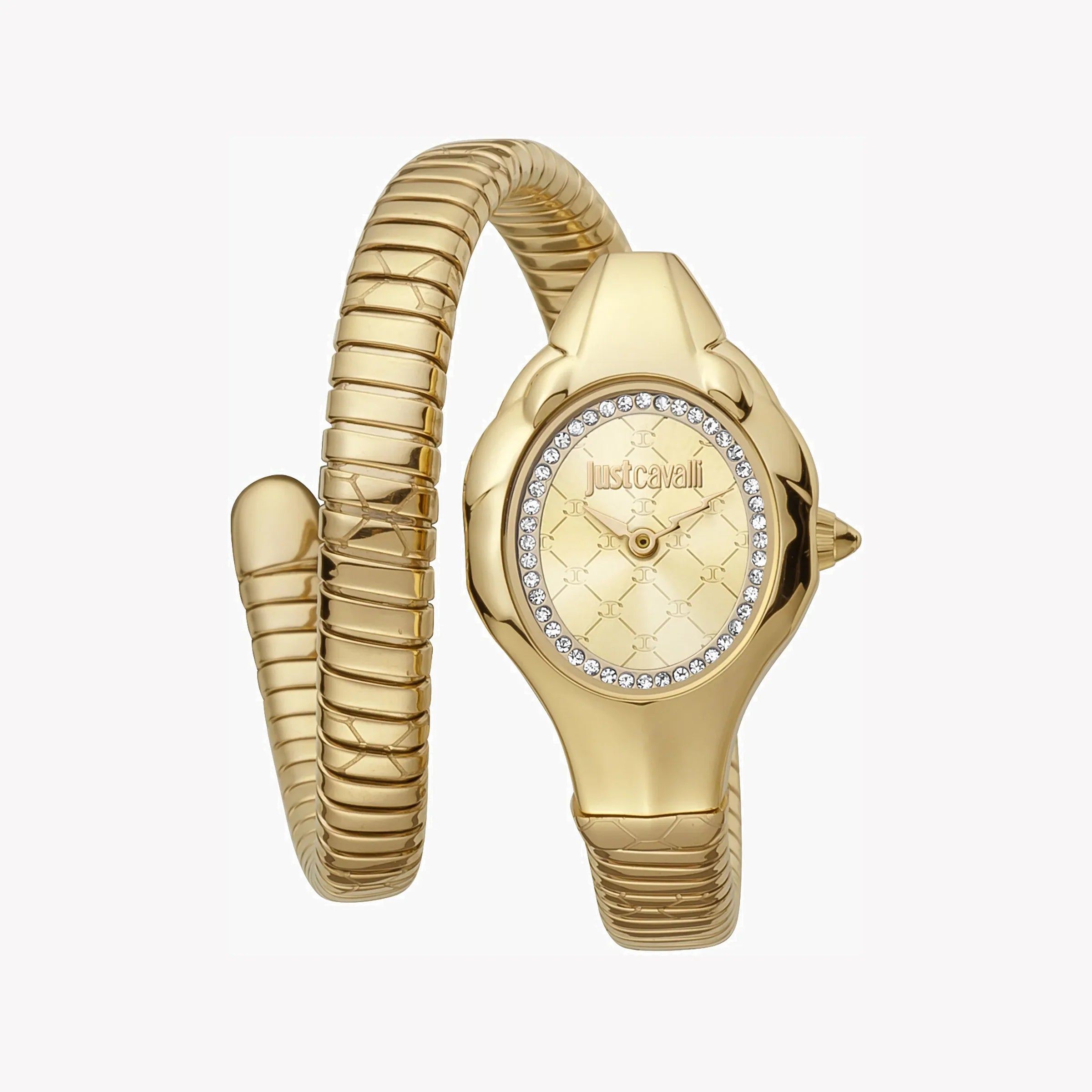 Just Cavalli Women's Gold Stainless Steel Watch, Champagne Dial | Jc1l186m0025