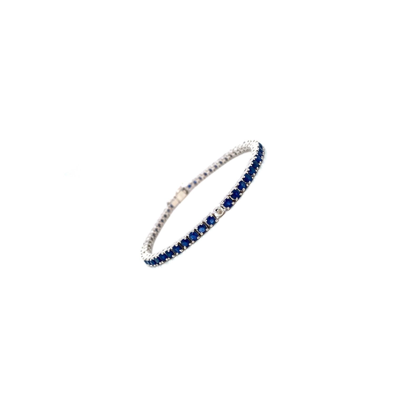 Sapphire Bracelet in .925 Sterling Silver - KSD 43810