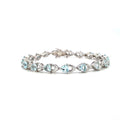 Aquamarine Bracelet in .925 Sterling Silver - KSD 48924