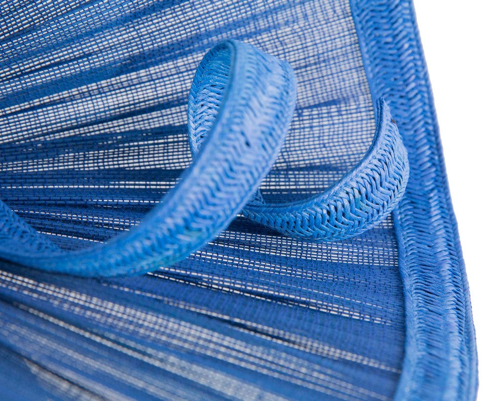 Large royal blue jinsin racing fascinator by Fillies Collection