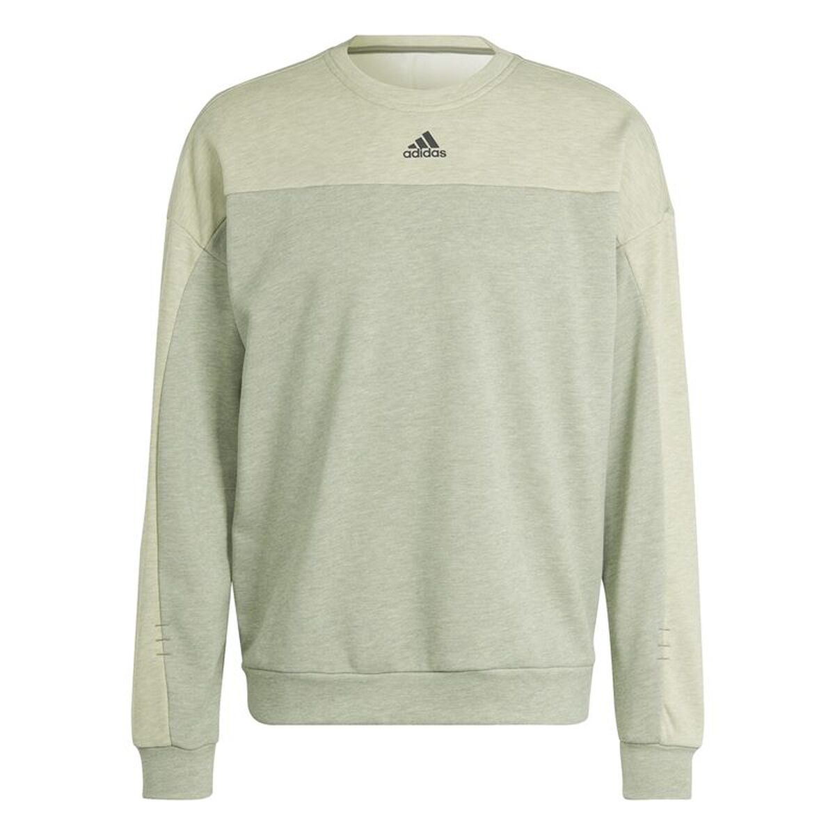 Men’s Sweatshirt without Hood Adidas Mel Crw Light Green