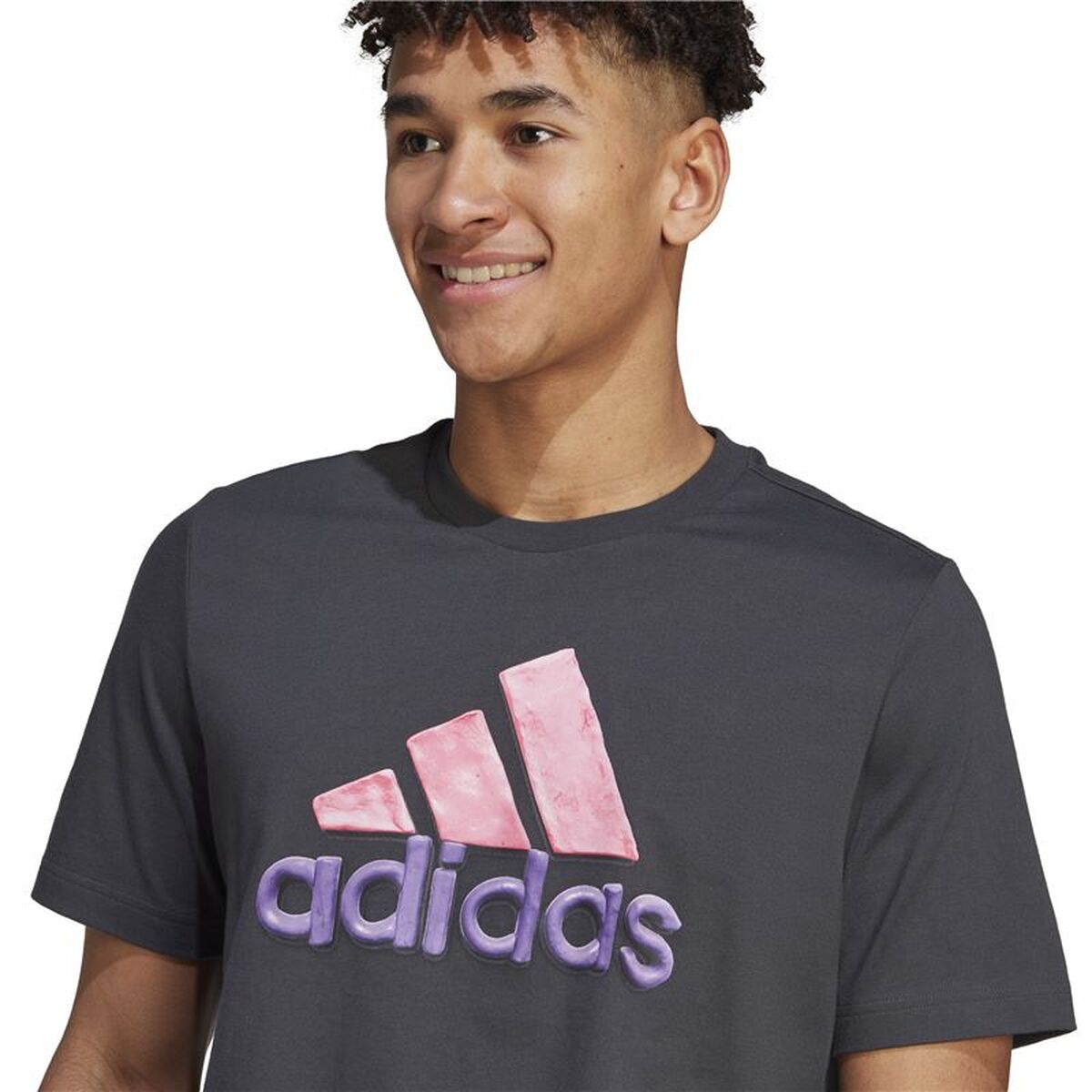 Men’s Short Sleeve T-Shirt Adidas Black