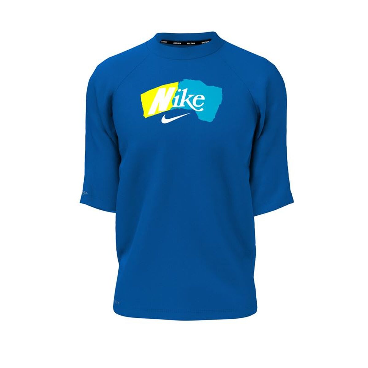 Child's Short Sleeve T-Shirt Nike Hydrogu Blue