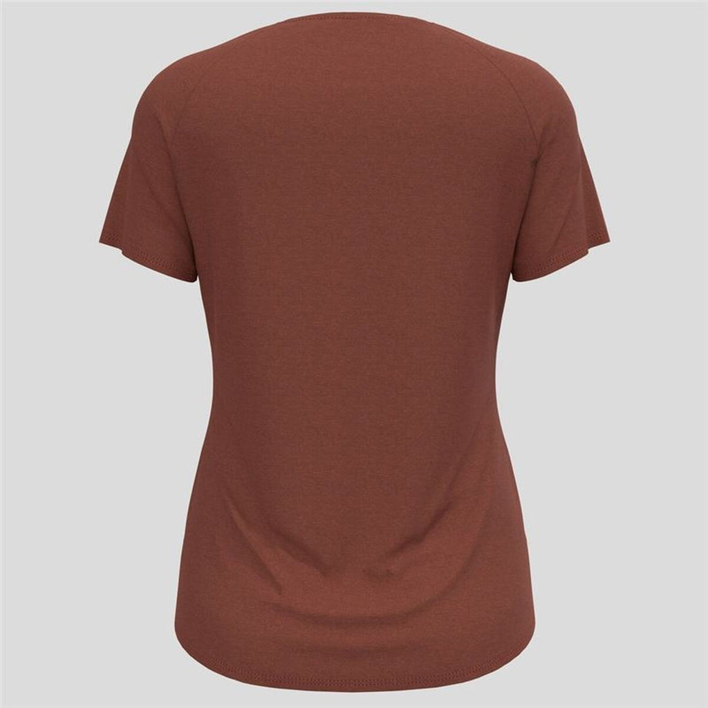 Women’s Short Sleeve T-Shirt Odlo Essential Brown