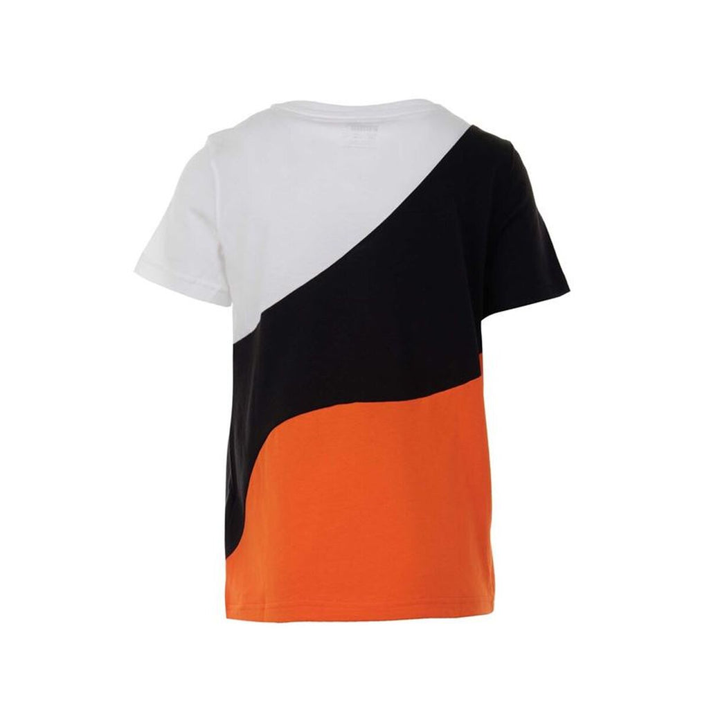 Child's Short Sleeve T-Shirt Puma Power Cat Black