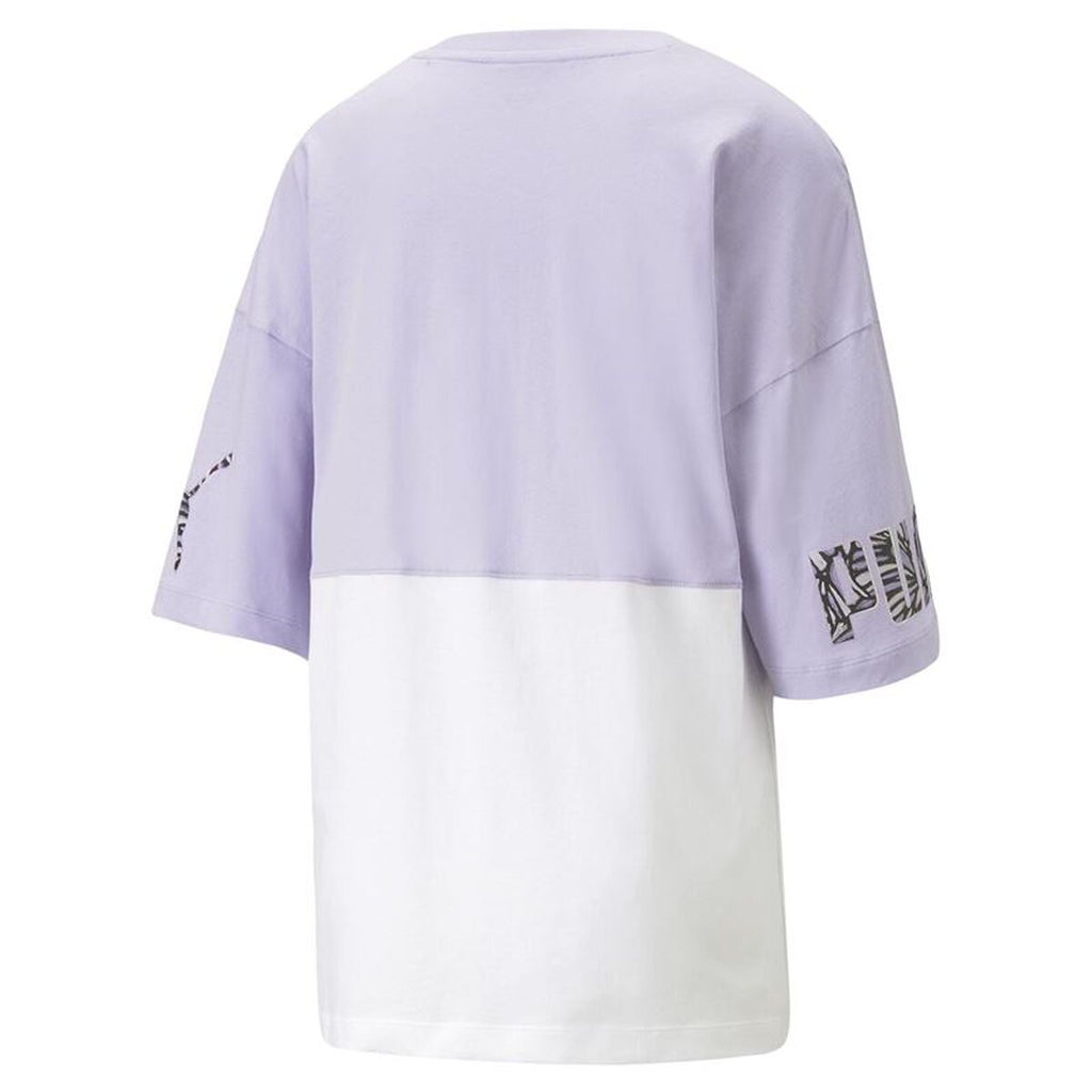 Women’s Short Sleeve T-Shirt Puma Power Nova Shin Light mauve