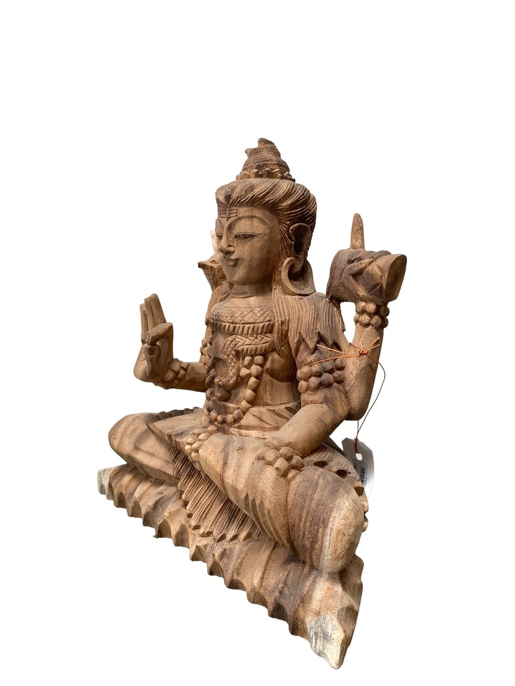 Medium Meditate Balinese Wooden Statue