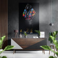 Stylish Ape Brushed Aluminum Dibond Wall Art