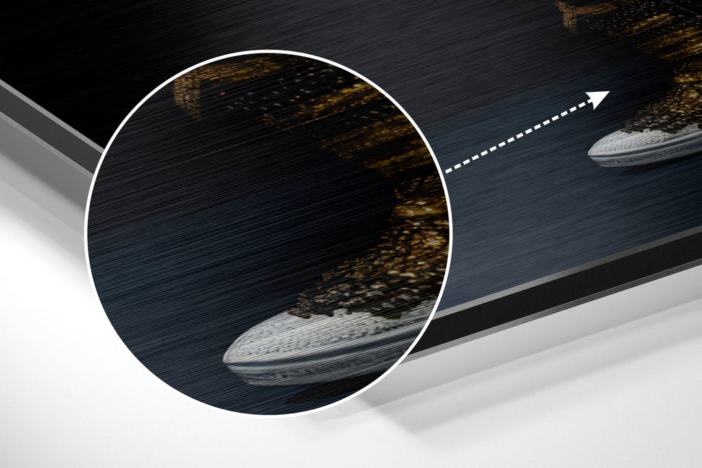 Stylish Ape Brushed Aluminum Dibond Wall Art