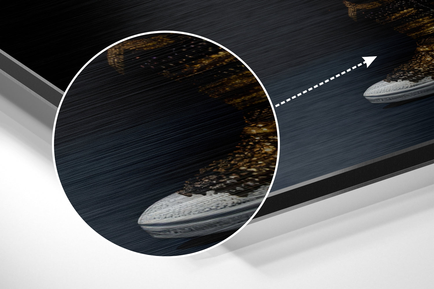 Stylish Ape Brushed Aluminum Dibond Wall Art