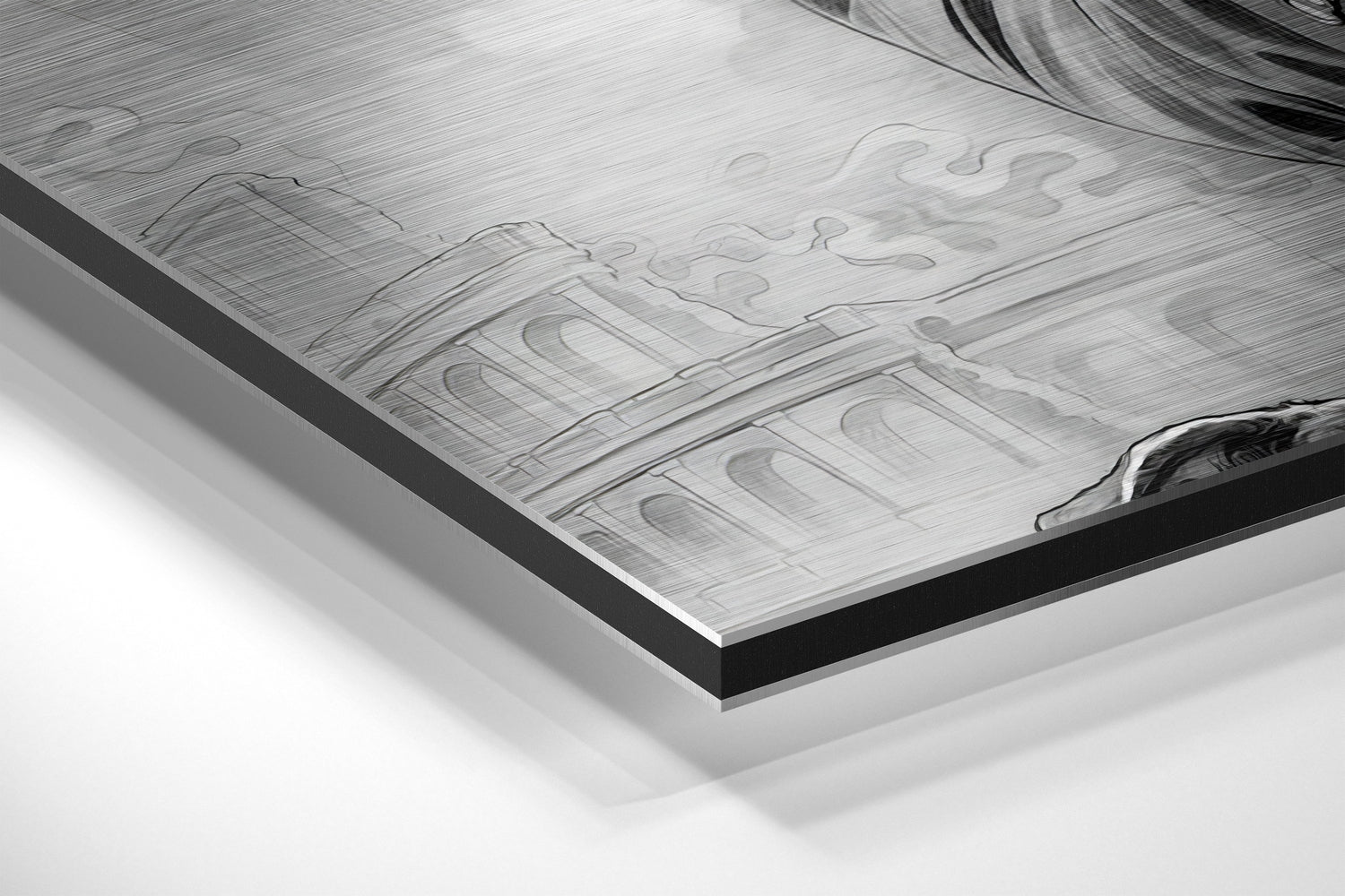 John Wick Brushed Aluminium Dibond Wall Art