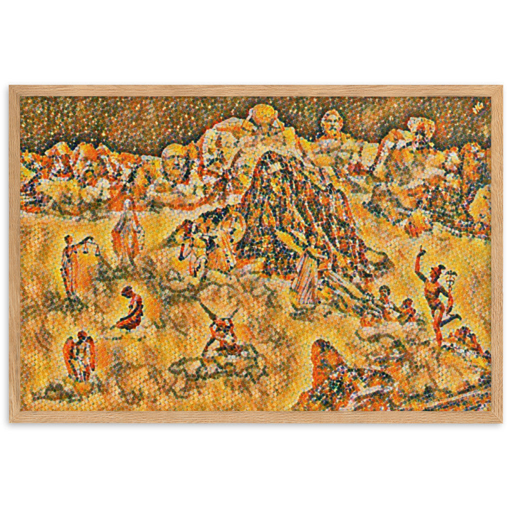 THE DAY THAT PLATO'S SYMPOSIUM WAS HEARD UP TO OLYMPUS Velvet Poster