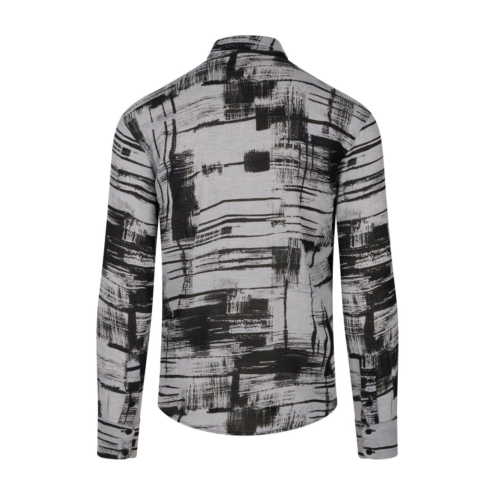 Geometric Harmony Linen Shirt