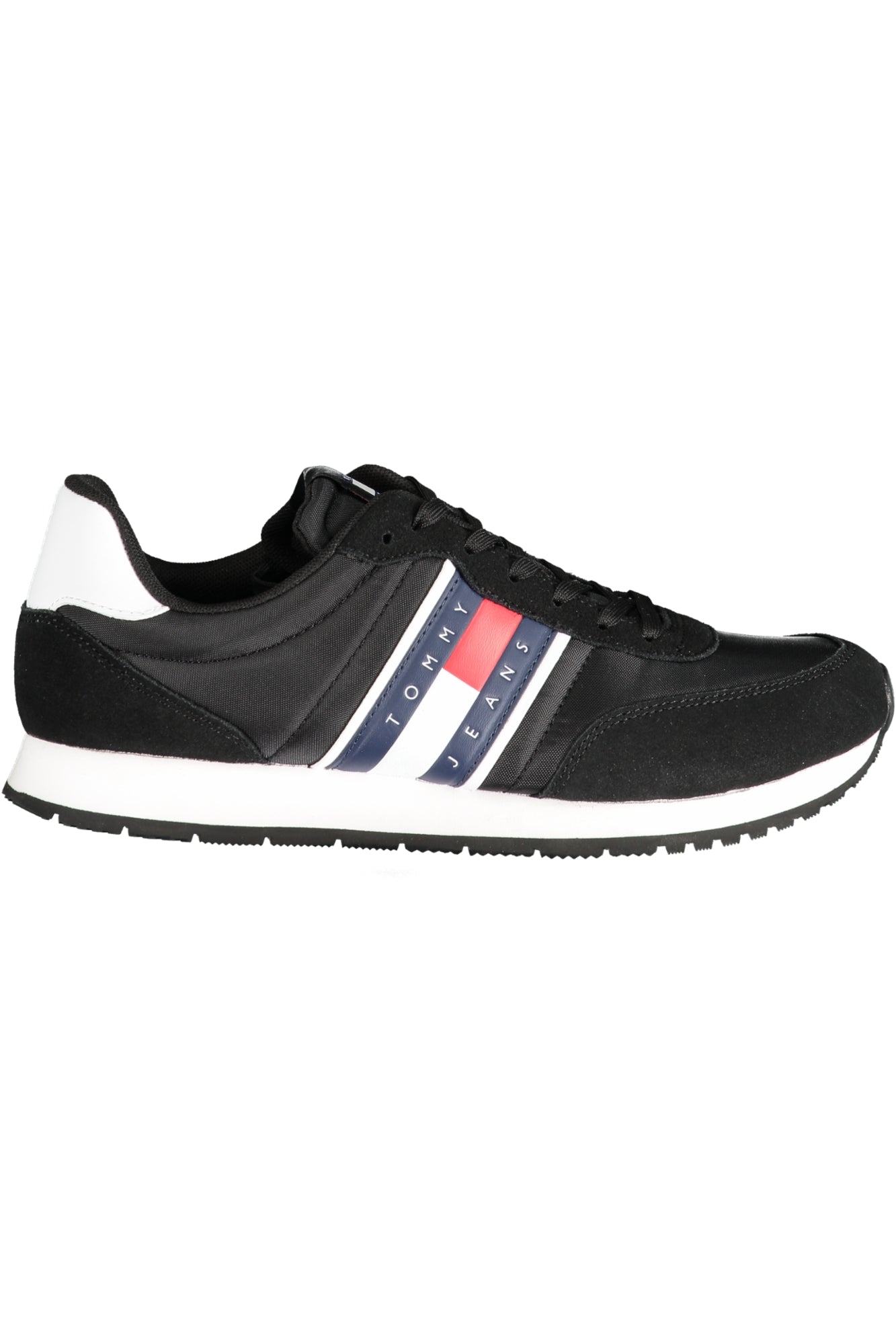 TOMMY HILFIGER BLACK MEN'S SPORTS SHOES